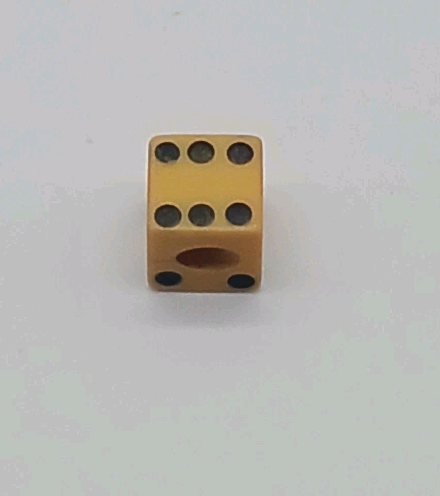 Vintage Bakelite Die Dice Bead Craft Replacement