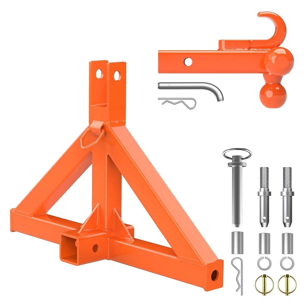 10000 lbs Capacity Trailer Hitch Triangular Frame 2x2 Inch Connector
