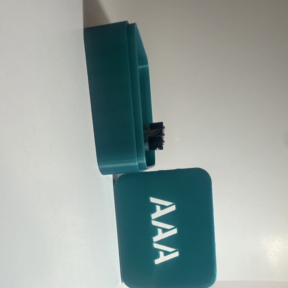 3D Printed AAA Battery Case Holder. Holds 52 batteries