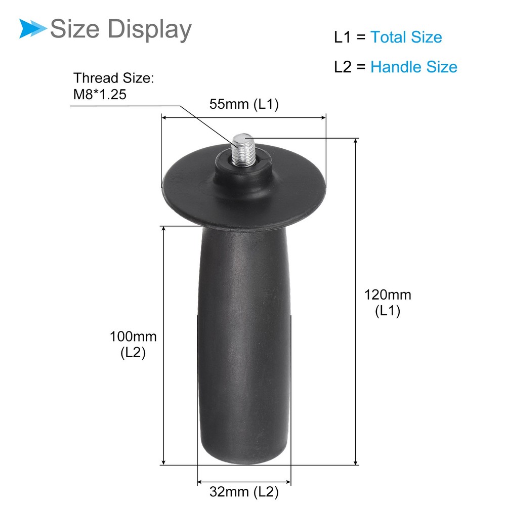 Rotary tool Side Handle M8 Thread Auxiliary Side Handle Tools