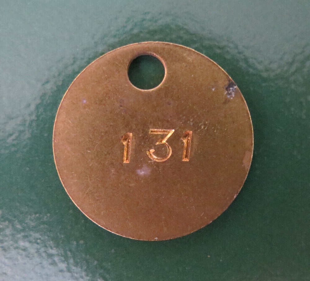 Colliery Pit Check Tally - marked 131