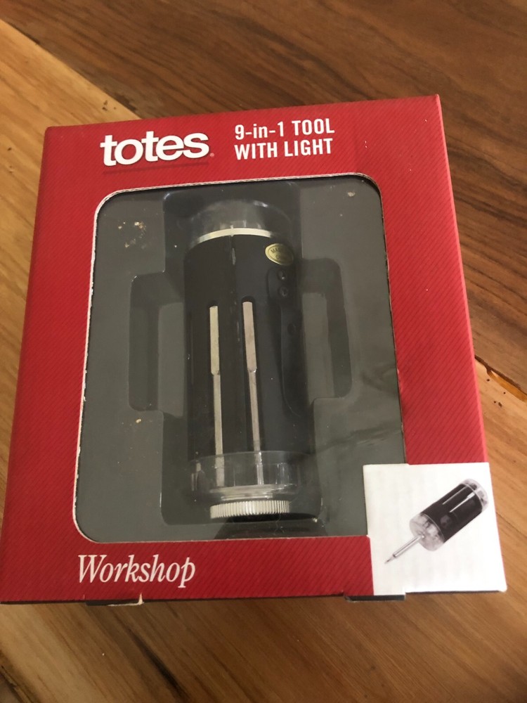 TOTES - 9 in 1 tool with light - NIB - GREAT GIFT