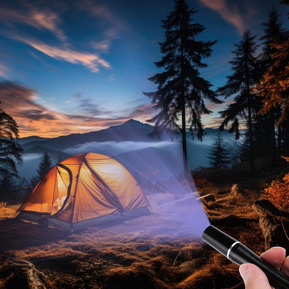 3x Tactical Flashlight Small LED Torch Pen Light Mini Super Bright Penlight