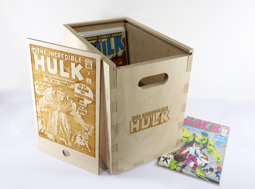 The Incredible Hulk Timber Comic Storage Box *Comics Not Included