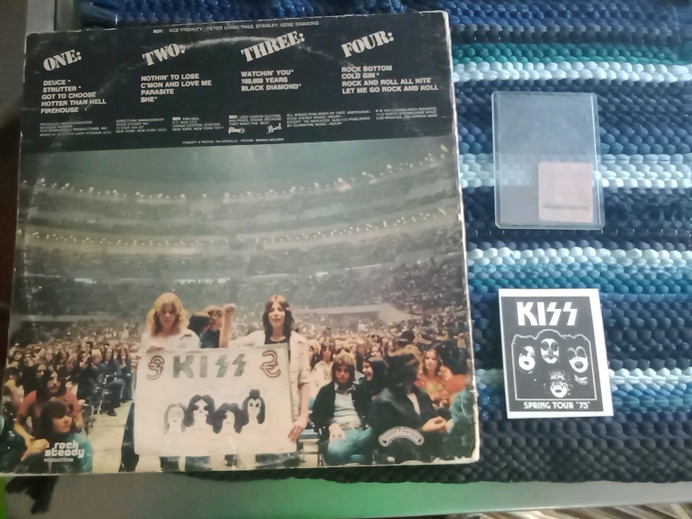 Kiss 💋 Ticket Stub History Alive Tour 🎸4-14-76, Niagra Falls NY. History 👀