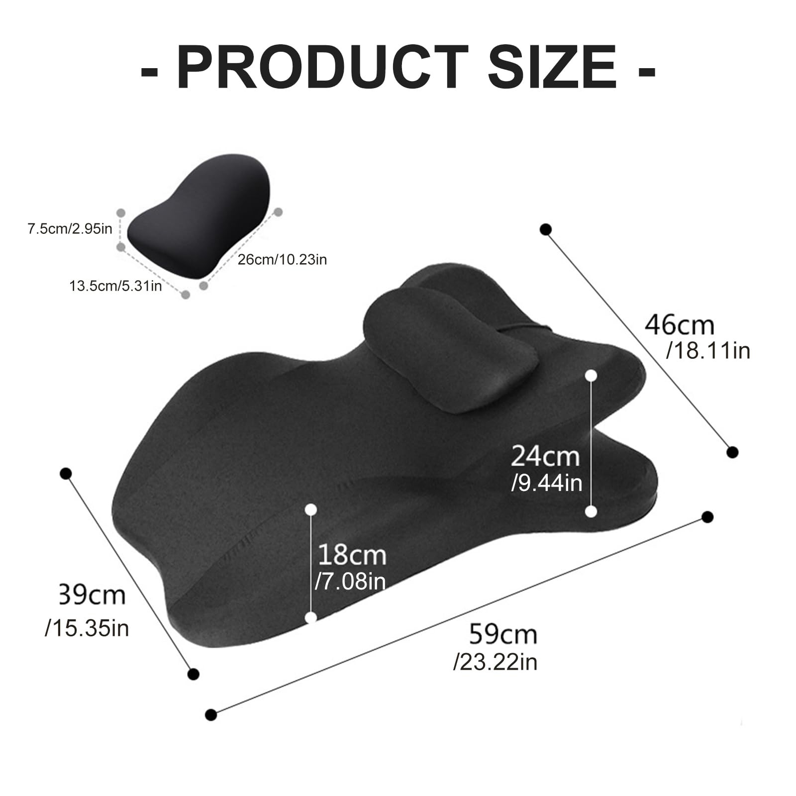 Sweet Spot Pillow, Chiro Monk Pillows for Couples, 27° Angle Perfect Position Er