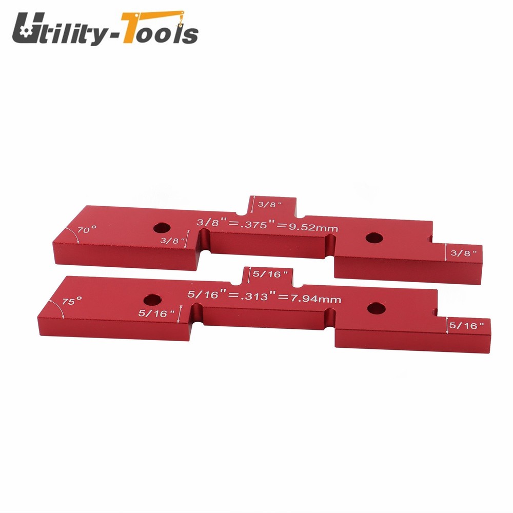 14 Pack Precision Aluminum Setup Blocks Height Gauge Router Table Setup Bars