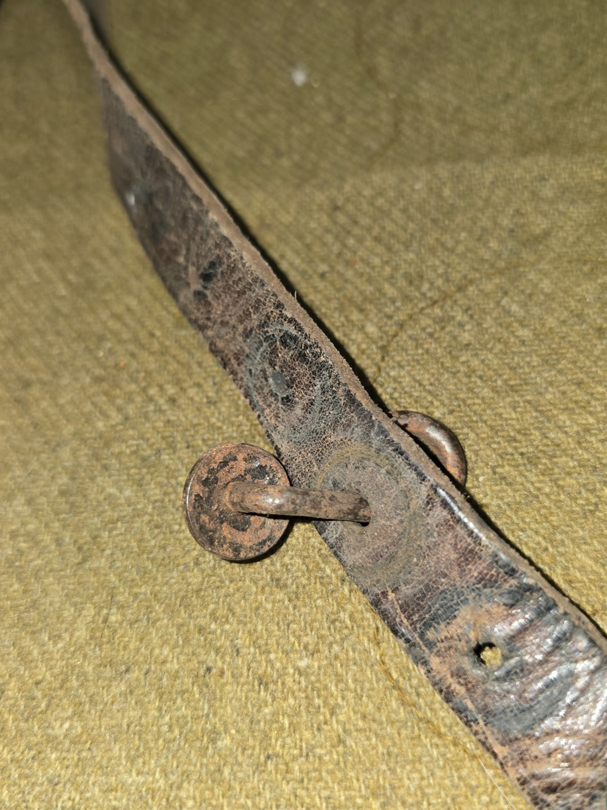 WWI French Military Equipment Suspenders