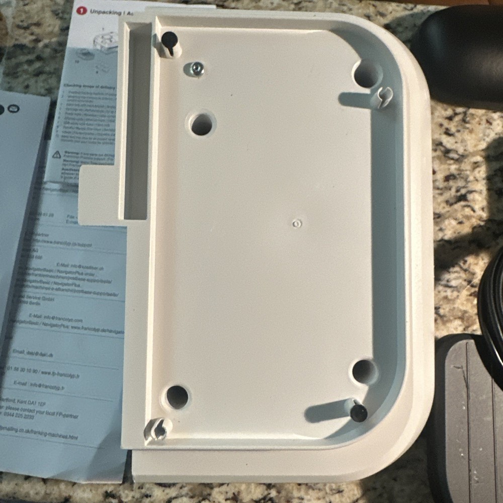 Francotyp FP Postbase - Hand Feed Tray & Catch Tray ONLY Parts Only