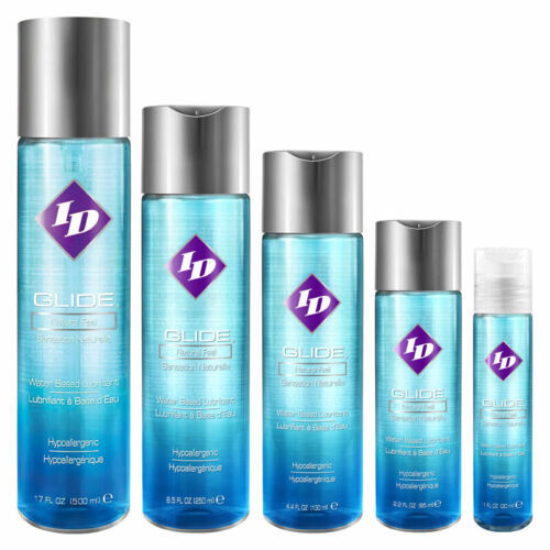 ID Glide Natural Feel Water Based Personal Lubricant - Select Size