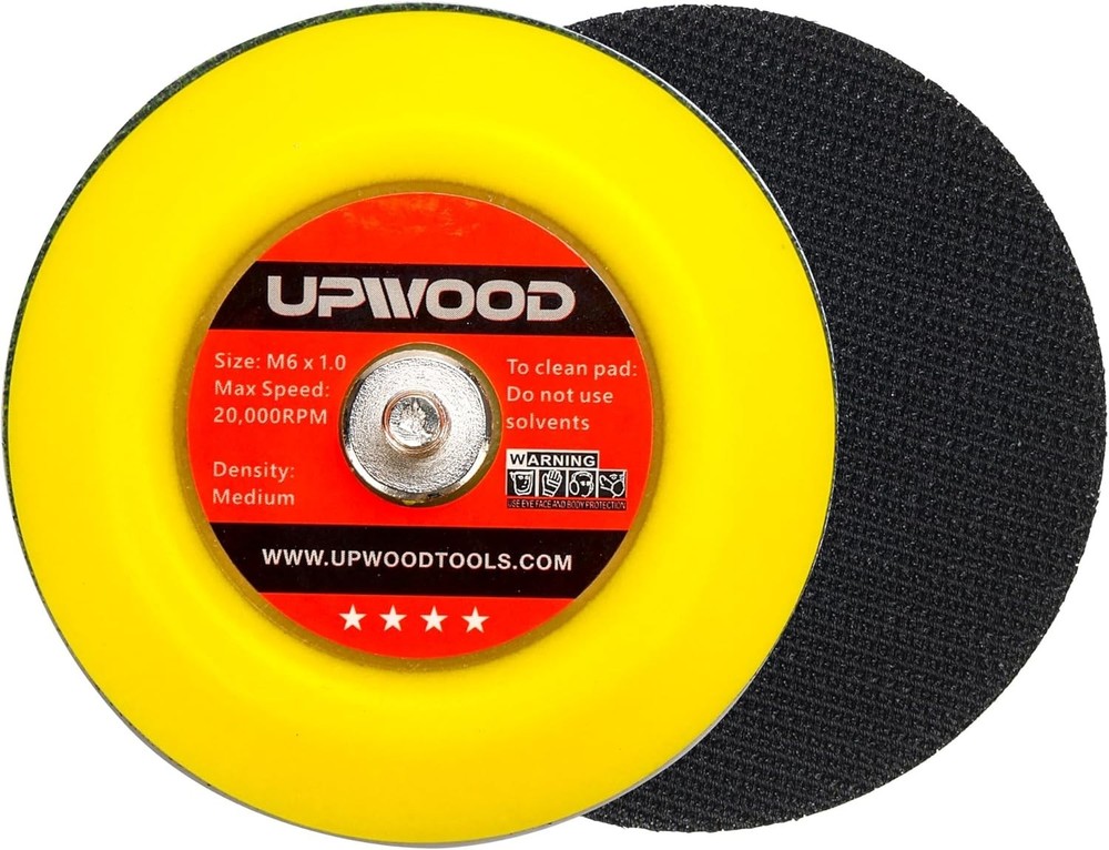 8pc 3" Sanding Backing Pad M6 Thread Hook & Loop for Mini Air Sander Polisher