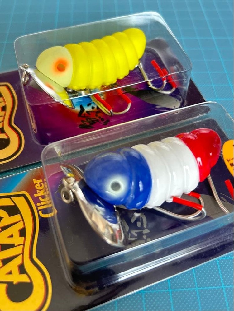 SMITH Lures CATAPY Clicker Tricolor Chart Caterpillar 2pc Set