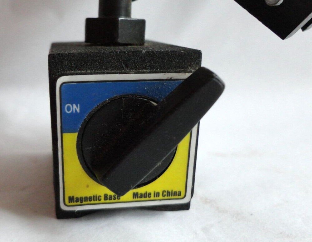 Magnetic Base Adjustable Metal Test Indicator Holder Digital Level 7-3/4"