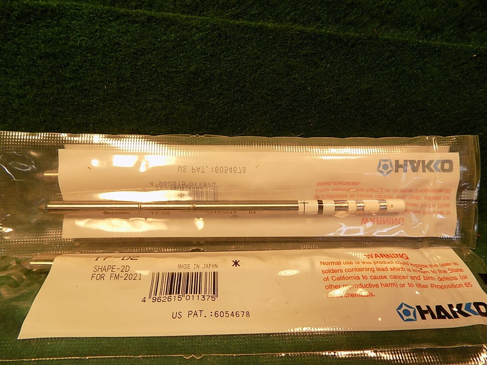 (1) HAKKO T7-D2 Heating Element  for FM-2021 Shape 2D NIB NOS