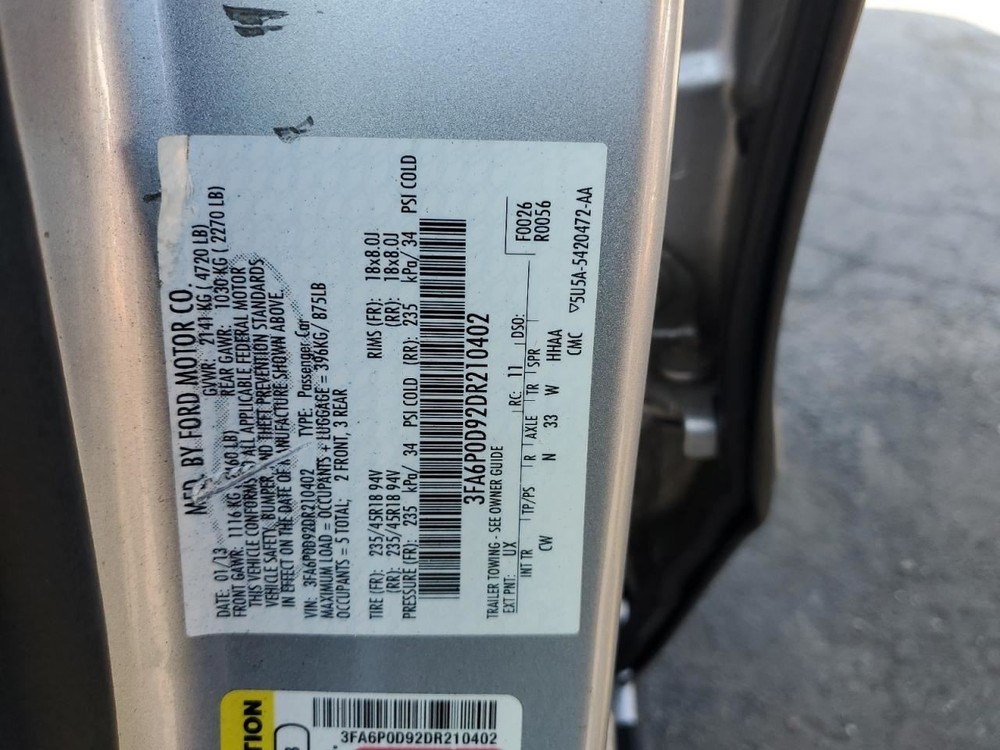 FUSION 2013 Air Shutter 974055