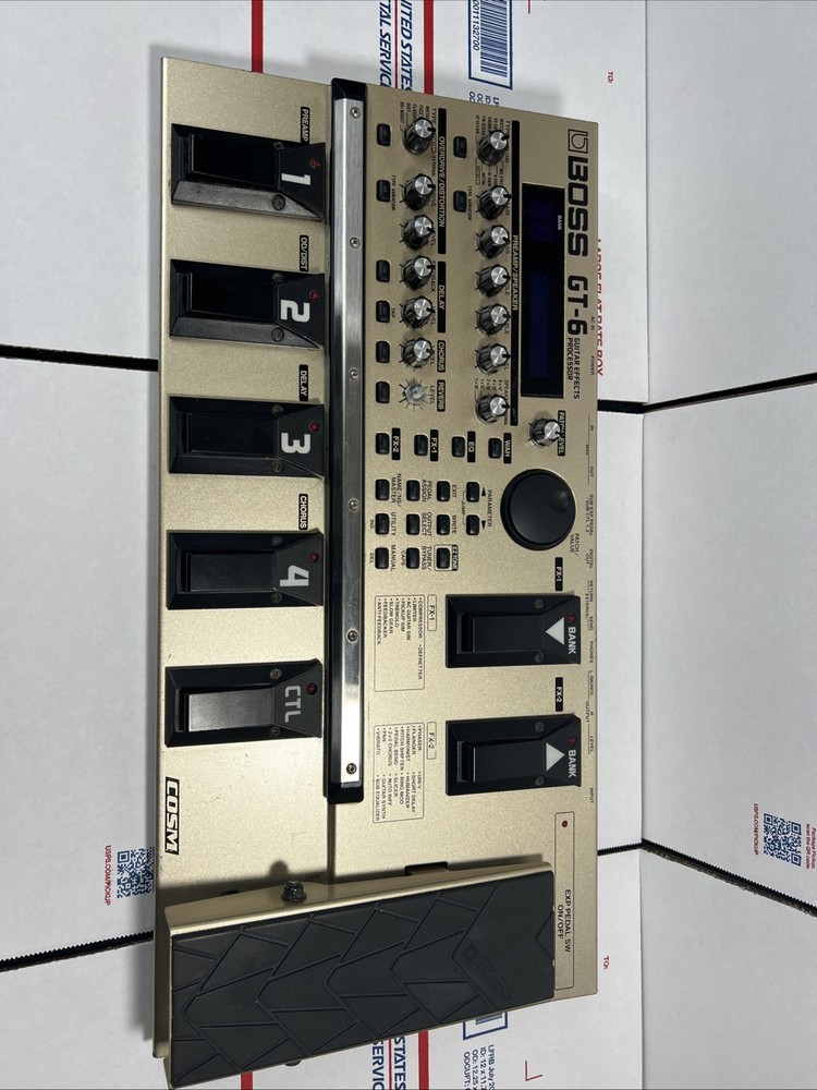 Boss GT-6 Guitar Effects Processor UNIT ONLY - SAME DAY SHIP - 100% WARRANTY