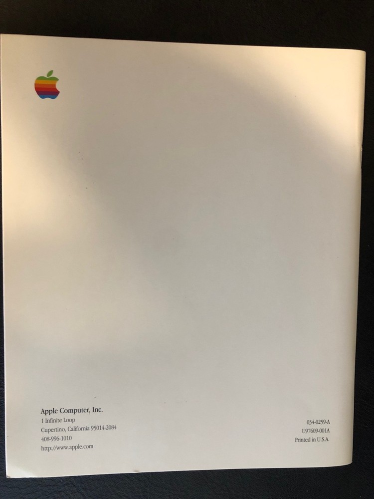 Mac OS 8 User Guide and Paperwork