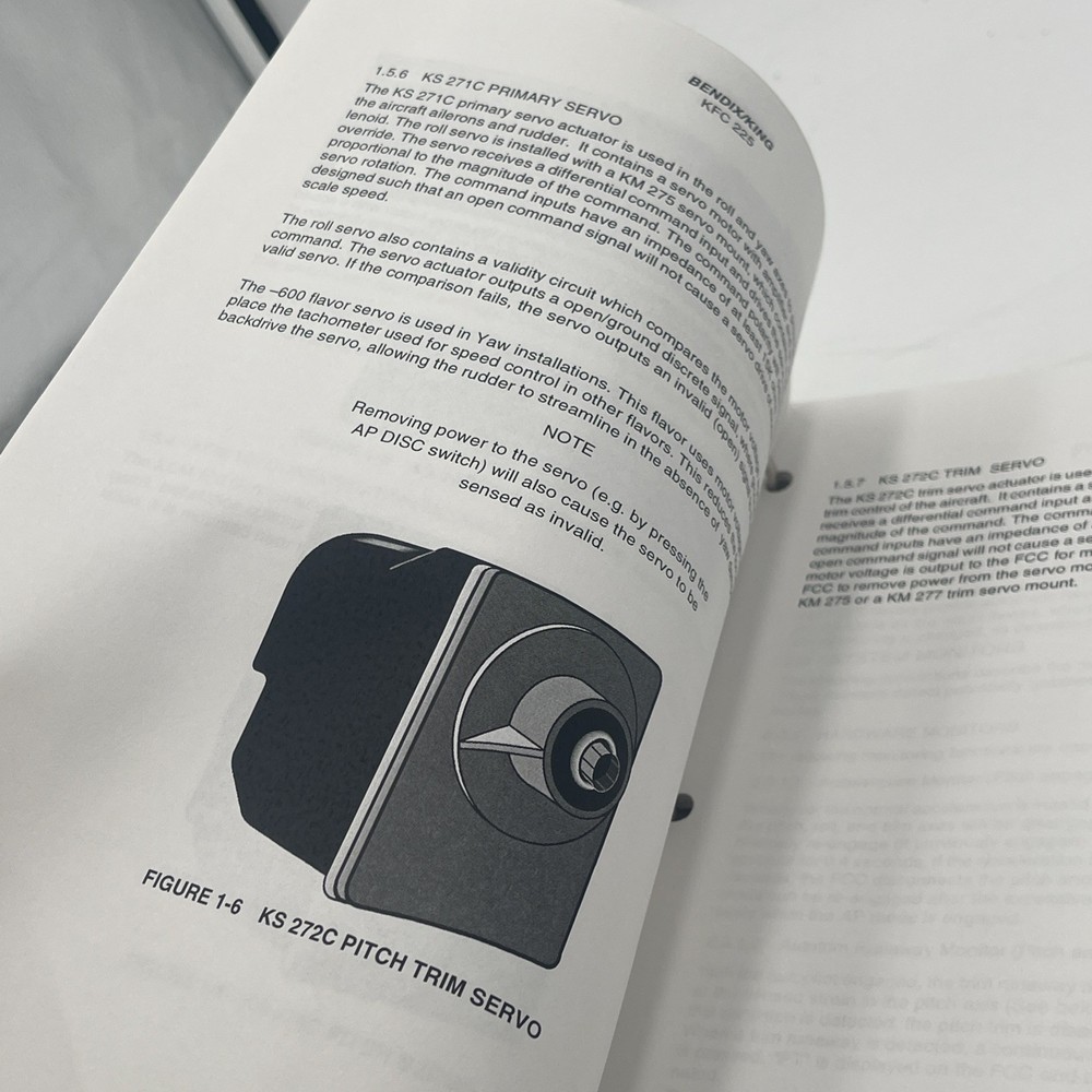 Bendix King KFC-225 Flight Control System Flight line Maintenance Manual