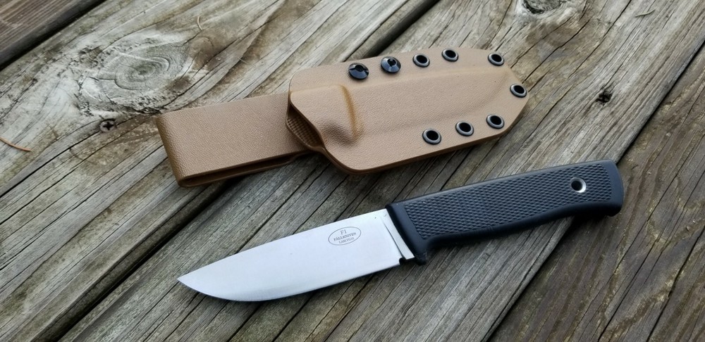 F1 knife kydex sheath, Pancake Style w/ Mini Offset Beltloop (CB)