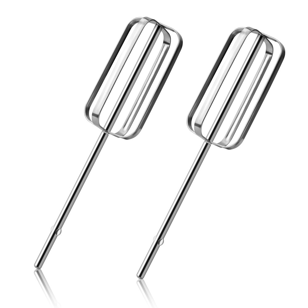 2 Pcs Hand Mixer Attachments Beaters, as shown, KitchenAid Silver