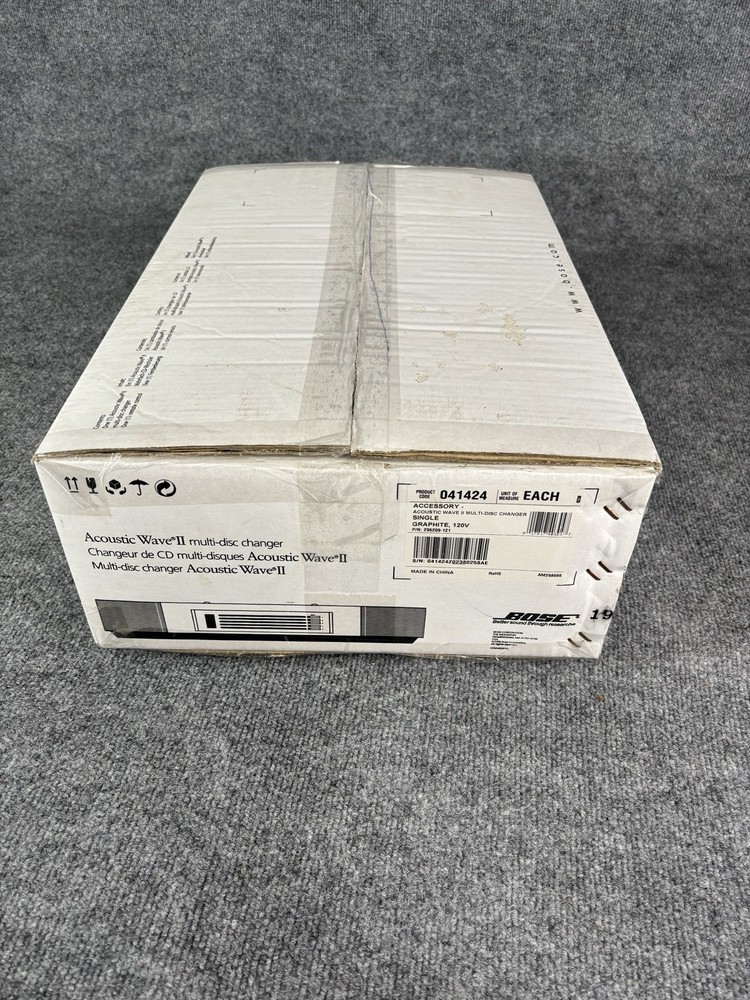 BOSE Acoustic Wave II 5 Multi-Disc Changer Graphite New Open Box