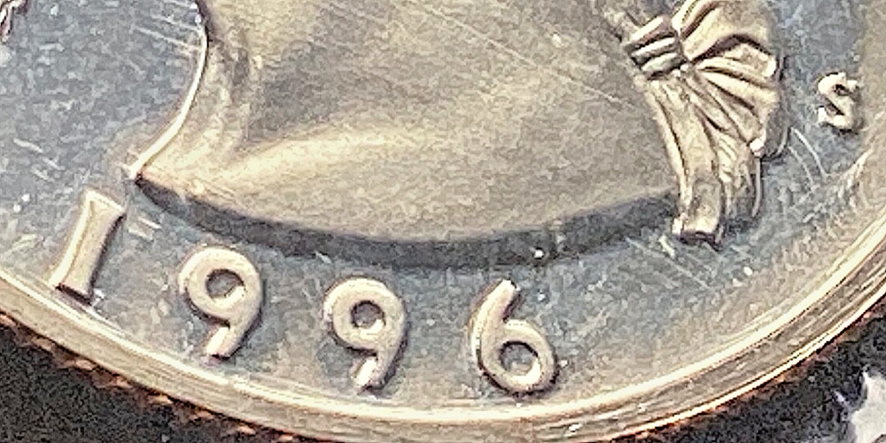 1993S, 1994S, 1996S Proof Washington clad Quarters