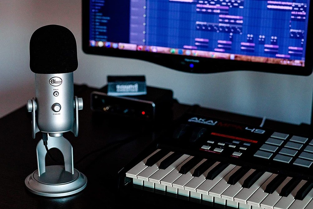 Foam Microphone Windscreen Mic Cover Pop Filter For Blue Yeti Yeti