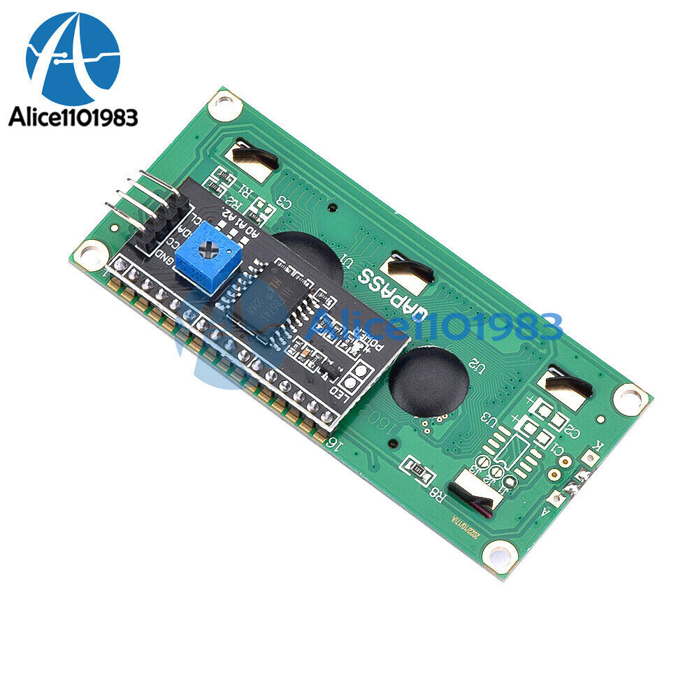 Blue/Yellow IIC/I2C/TWI/SP​​I Interface1602 2004 Character LCD Module Display