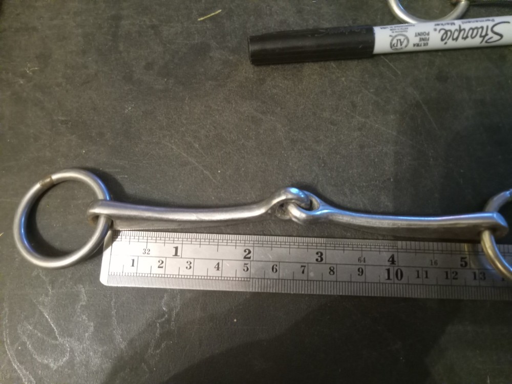 Bridoon Bit bradoon snaffle bit mouth 5 in