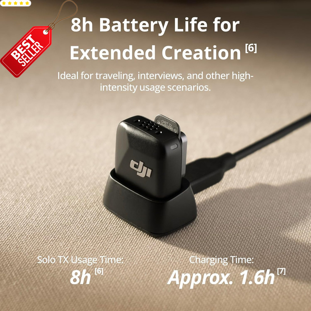 Wireless Lavalier Mic Mini Transmitter Infinity Black Camera Iphone Android US