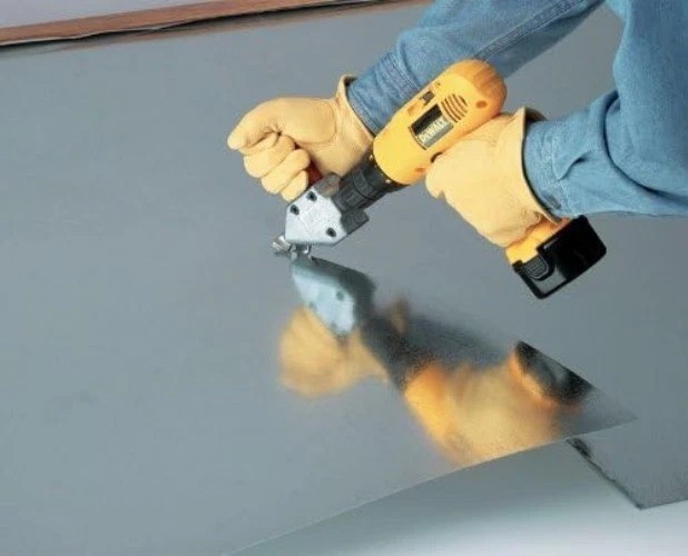 Precision Cutting Turbo Shear Attachment for Drills - Navigate Tight Patterns