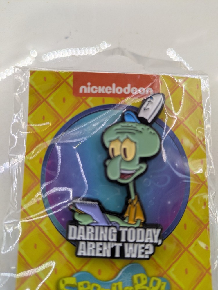 Squidward Daring Today Spongebob Enamel Pin Nickelodeon Universal Studios FL