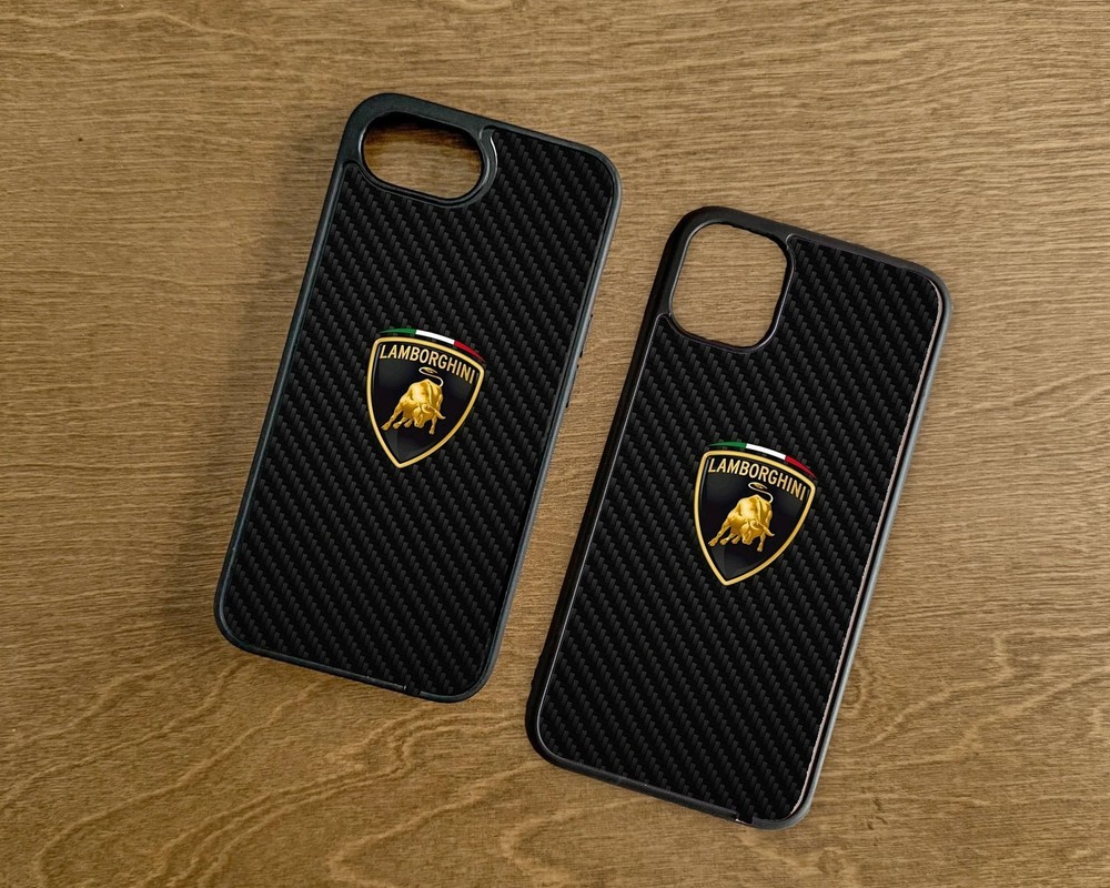 Lamborghini Carbon iPhone 2D Rubber Case