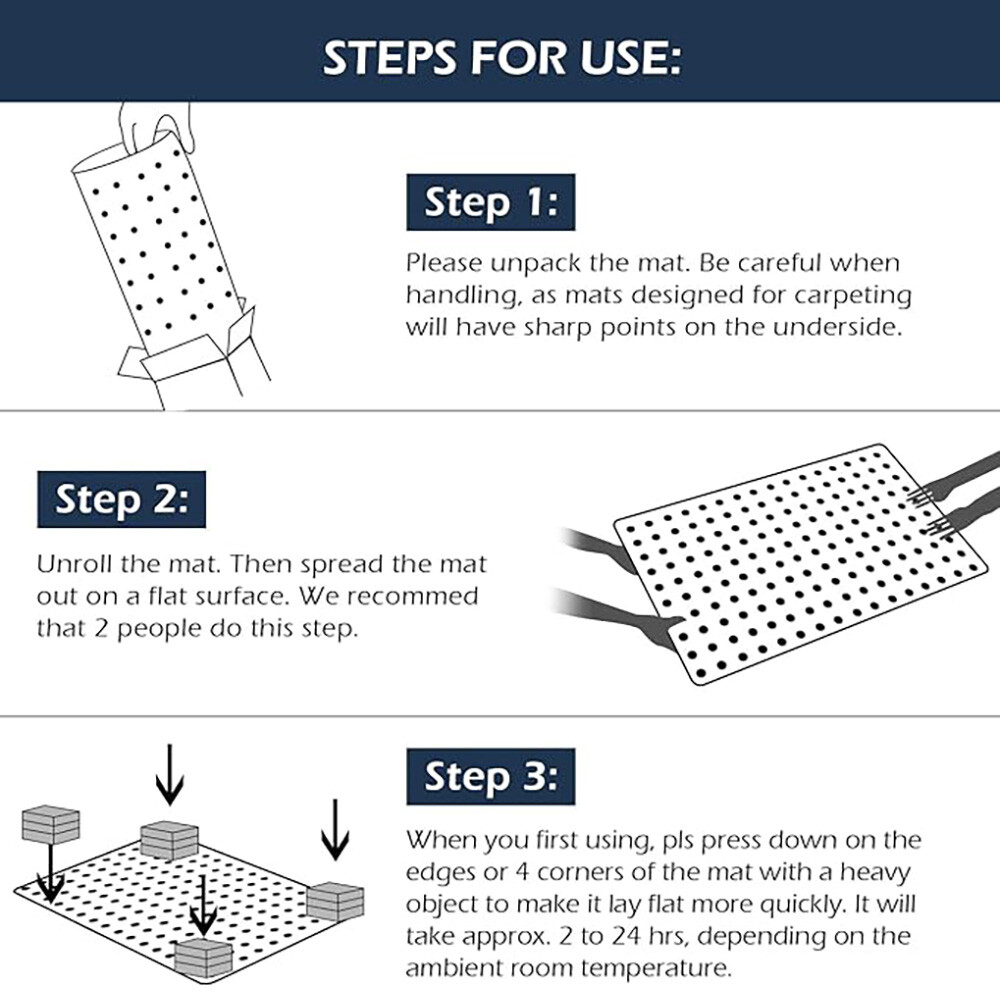 Office Chair Mat Computer Desk Chair Mat for Carpet Floor w/Extended Lip 36"x48"