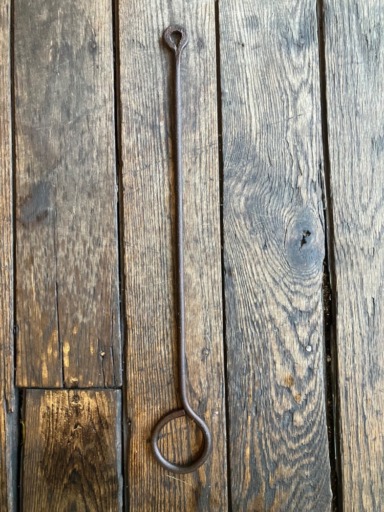 Hearth Pot Hanger Black Smith Forged