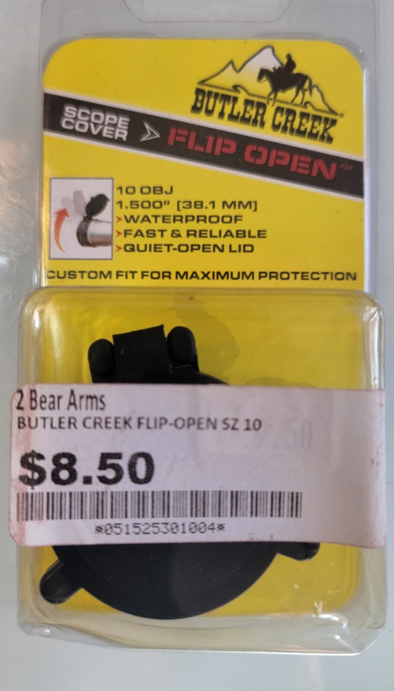 BUTLER CREEK FLIP OPEN SCOPE COVER #10 OBJ.