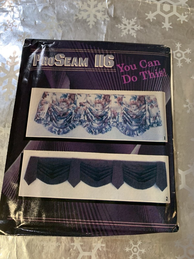 ❤️ProSeam 116 Bustle, Swags Double Ascots, Sewing Pattern