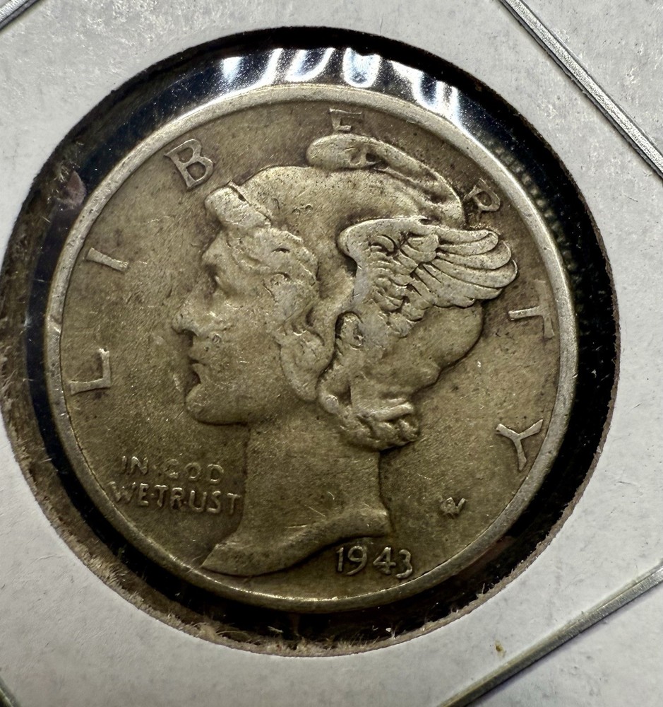1943-D Mercury Dime – Denver Mint Example