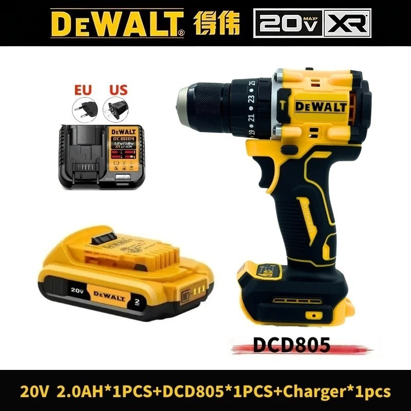 DEWALT DCD805 20V MAX Brushless Drill Driver 1/2in Cordless Bare Tool