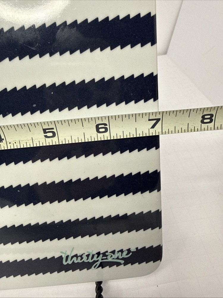 Thirty-One Trivet – Navy & White Zigzag Stripe Kitchen Decor