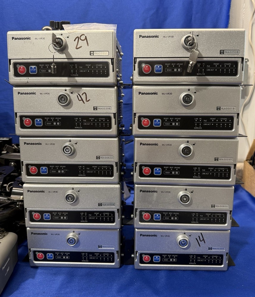 Panasonic Arbitrator 360 HD Recorder Camera Transceiver Sensor & More - 10 Sets