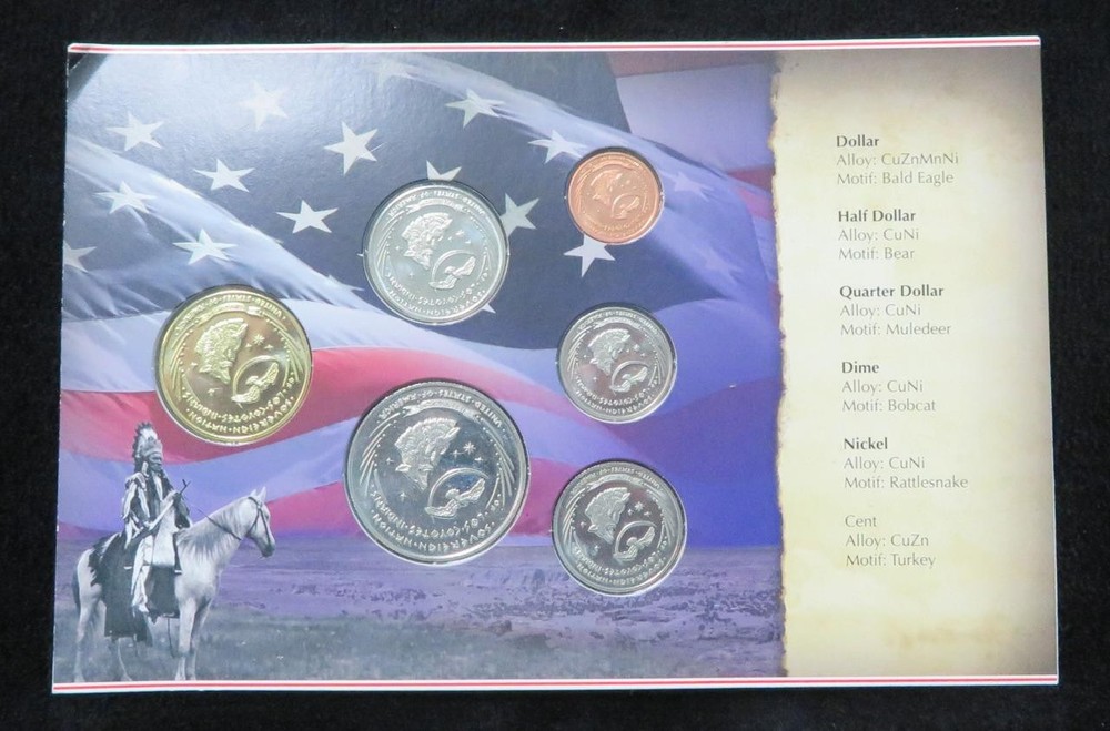 2011 Los Coyotes Native American Uncirculated Set