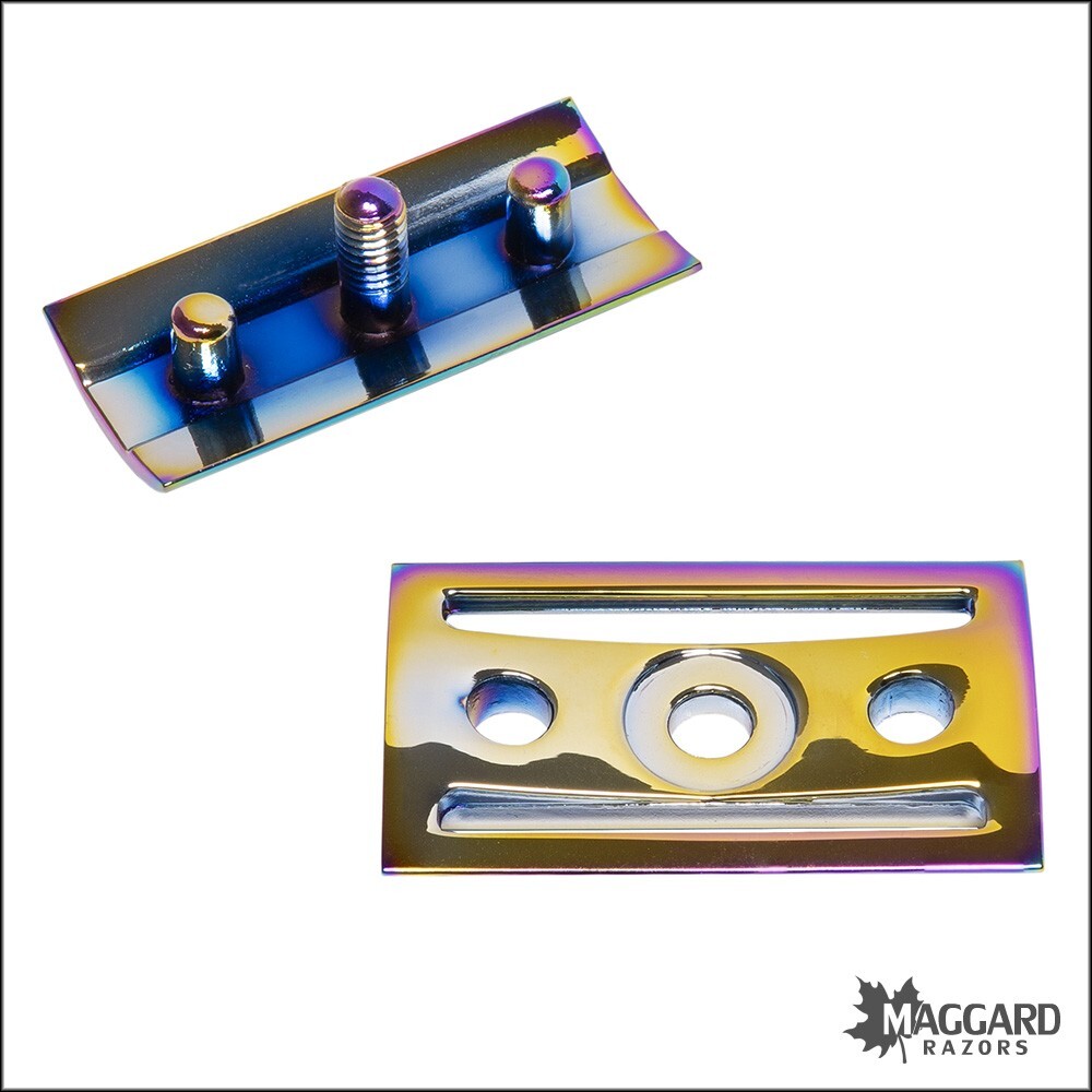Safety Razor Replacement Head-Maggard Razors V3, Anodized (Fits Edwin Jagger)