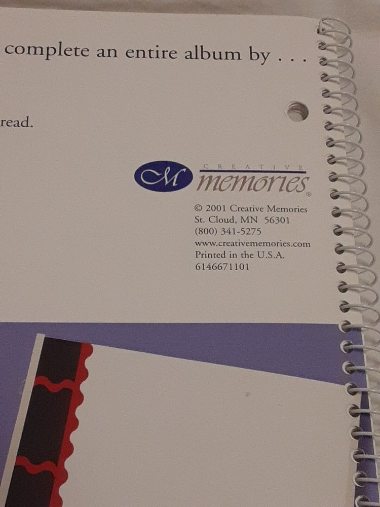 Creative Memories Fast Formulas 3rd Edition 72 Pgs Scrapbooking Layouts 2001