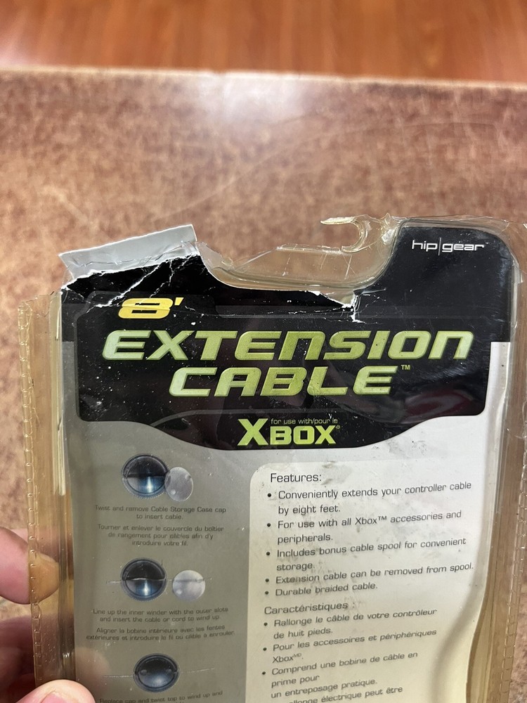 Hip Gear | 8' Extension Cable For Use With Xbox