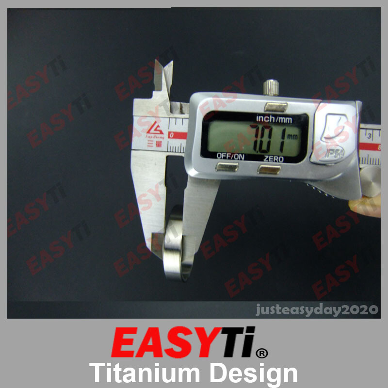 EasyTi Titanium/Ti Spacer 1-1/8"(1-2-7mm) for Headset&Stem front fork