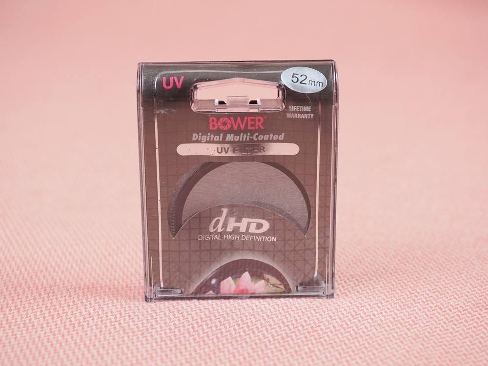Bower Digital HD 52 mm UV Lens Filter (Black)