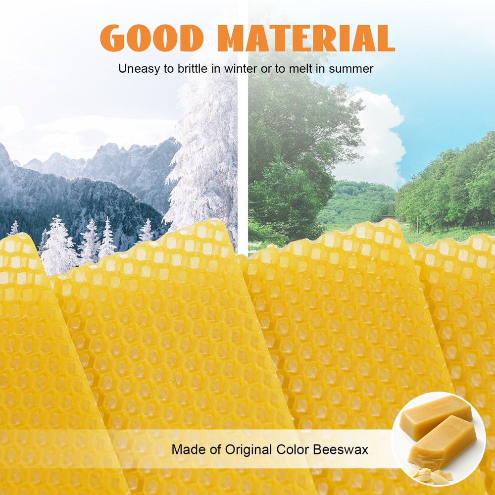 30 Honeycomb Wax Frames for Beekeeping Hive Foundation Tool - 30 Packs