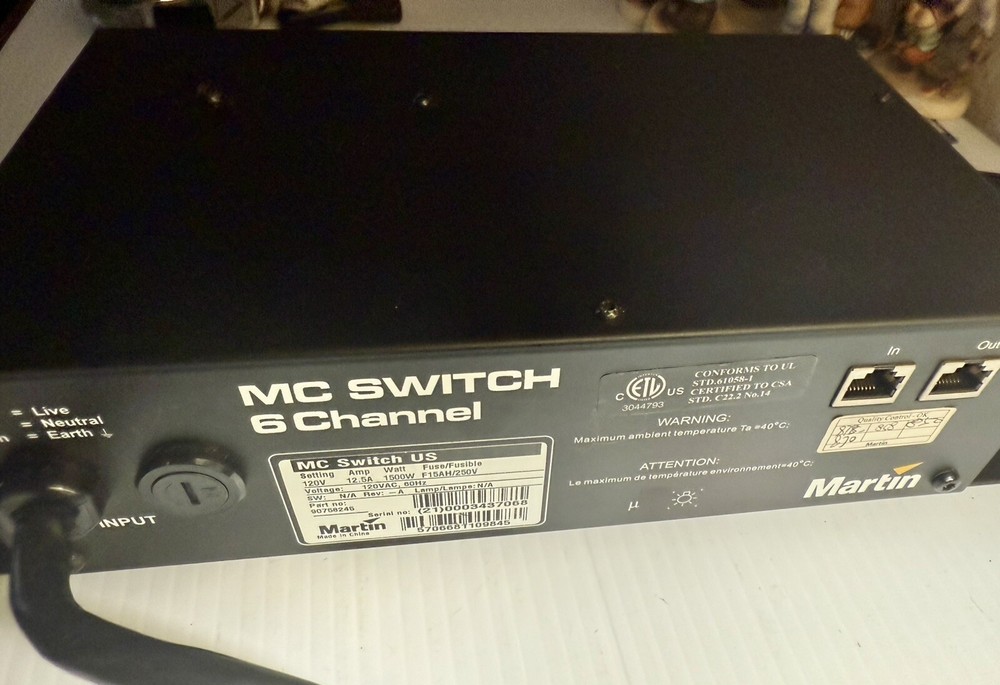 Martin MC 6 Channel Switch 1500 Watt