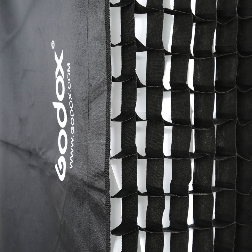 US Godox Speedlite 35*160cm Rectangular Softbox With Grid Bowens For Portrait